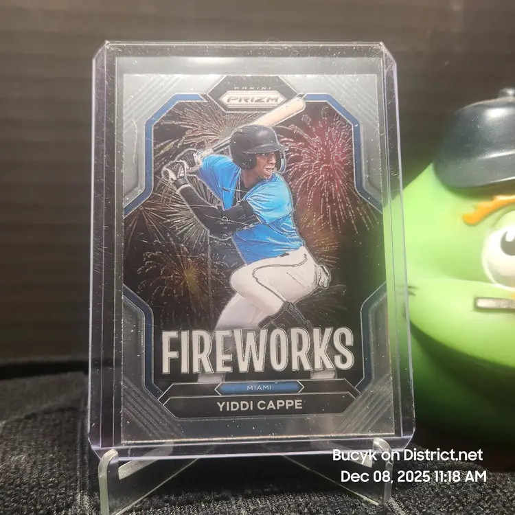2023 Panini PRIZM Fireworks - Yiddi Cappe Miami Marlins