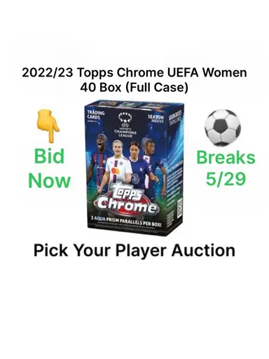 2022/23 Topps Chrome UEFA Blaster Case Break