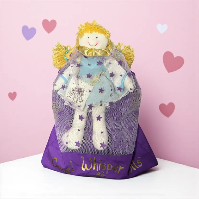 VTG Angel Whisper Doll Raphaella Plush By Karrot Kollectibles 1995 NWT