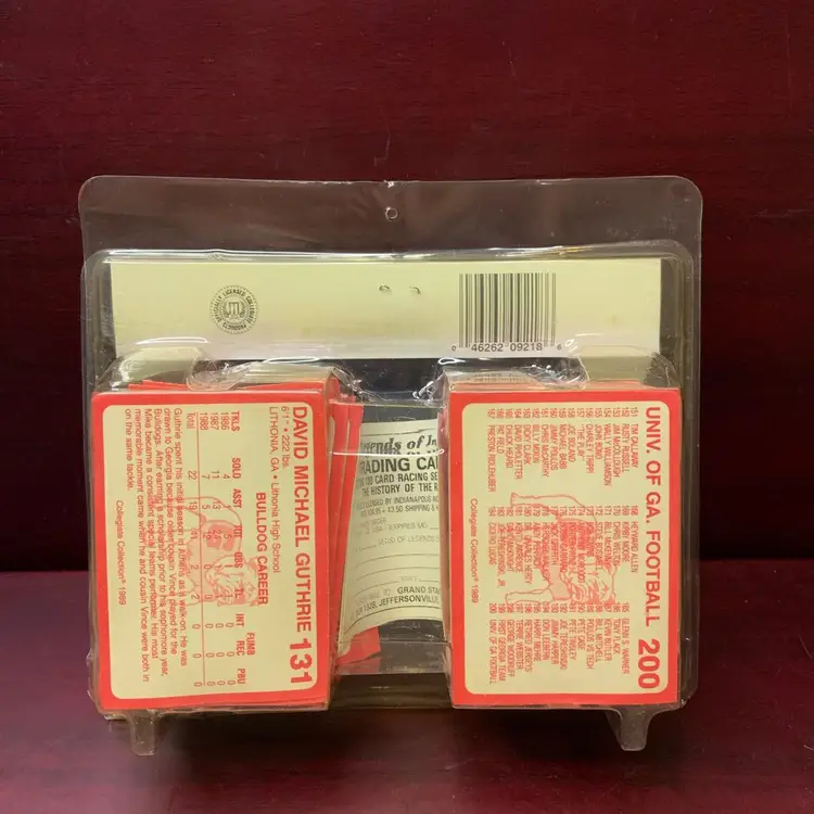 1989 Premier Edition University Of Georgia 200 Card Set New