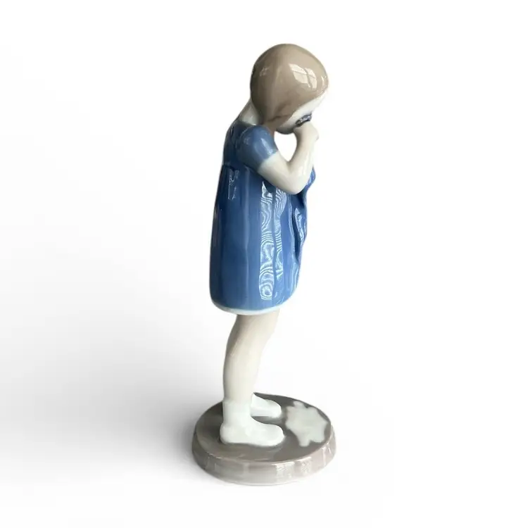 Bing & Grondahl - Crying Girl Over Spilt Milk Porcelain Figurine