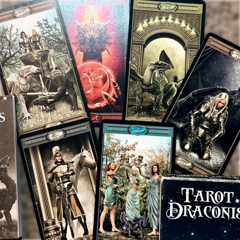 Tarot Draconis by Davide Corsi Lo Scarabeo Dragon Tarot Cards Deck