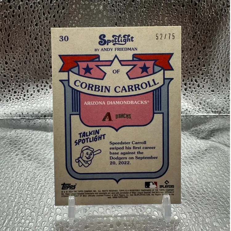 Corbin Carrol Arizona Diamondbacks /75