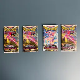 Pokemon Astral Radiance Sword & Shield Booster Packs x 4 TCG New Sealed