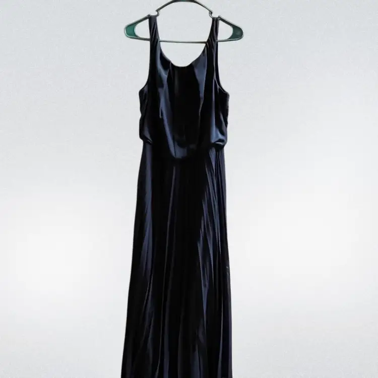 B. Darlin from Macy’s - Women’s Maxi Pleated Long Navy Blue Dress - Size 12 - New never worn