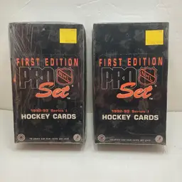Lot Of 2 1992-93 NHL Pro Set Hockey Cards First Edition Series 1 Factory Sealed