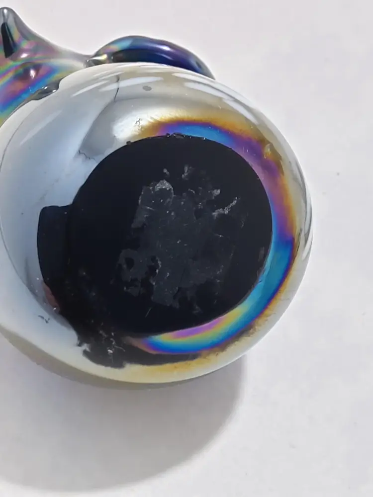 Iridescent Art Glass Elephant