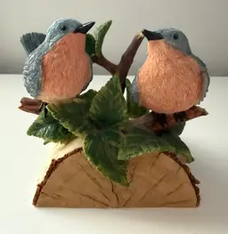 Candle Holder With 2 Birds