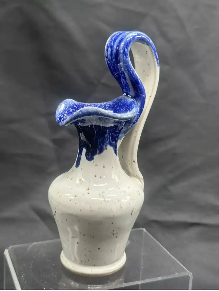 Vintage ART Pottery ‘ His Hands Pottery ‘ 1982 Vase Artisan Signed Incredible