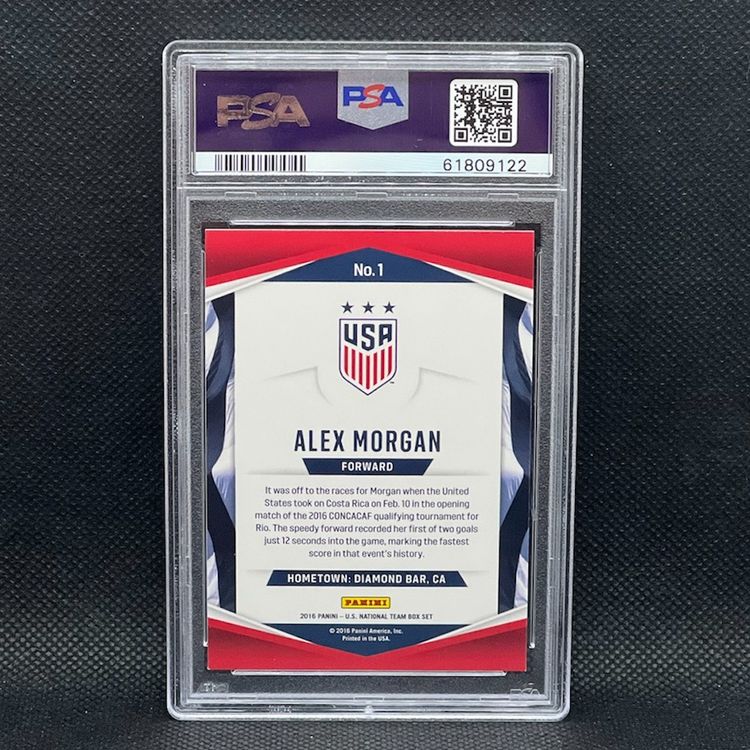 Alex Morgan 2016 Panini USA Holo PSA 9 USWNT Soccer Card