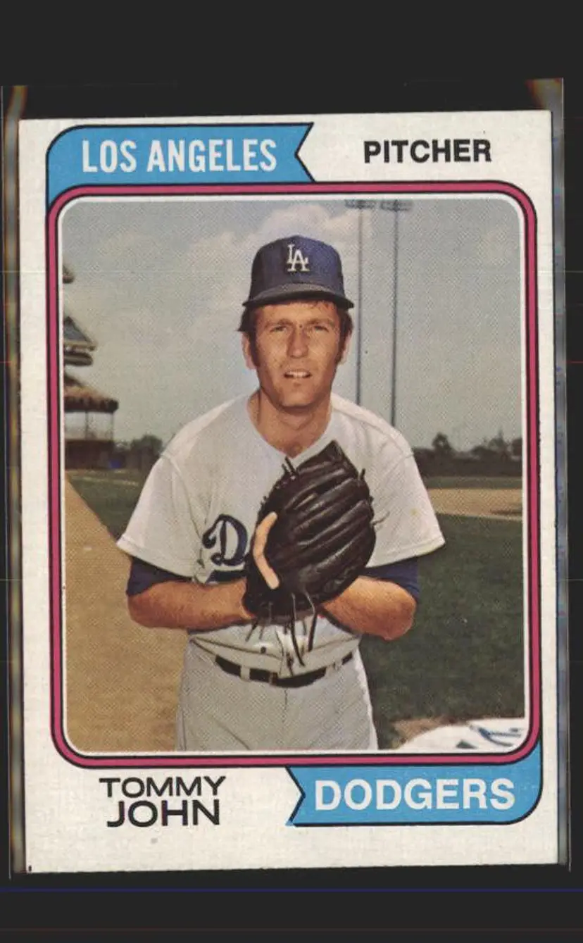 1974 Topps #451 Tommy John - (pk5) - Los Angeles Dodgers