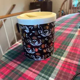 Vintage MCM Storage Canister with Lid