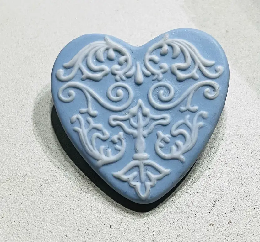 Vintage Wedgewood Blue Brooch