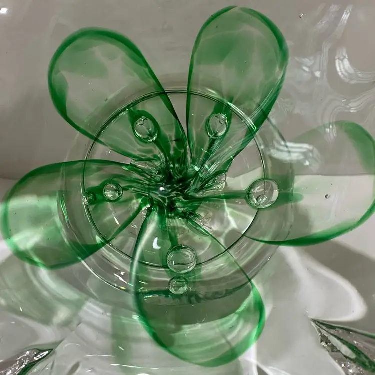 Vintage Bart Zimmerman Art Glass Bowl Artist Signed And Dated