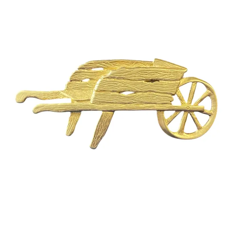 Wagon Brooch 3 1/3” X 2 1/2”
