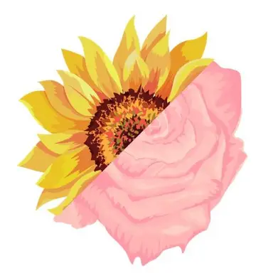 Sunflower & Rose Vintage