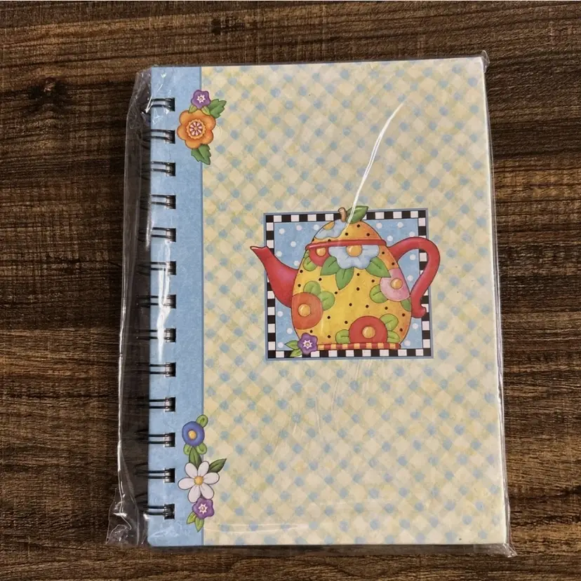Mary Engelbreit 2011 Spiral Journal Notebook Diary Teapot 80 Pages NWT