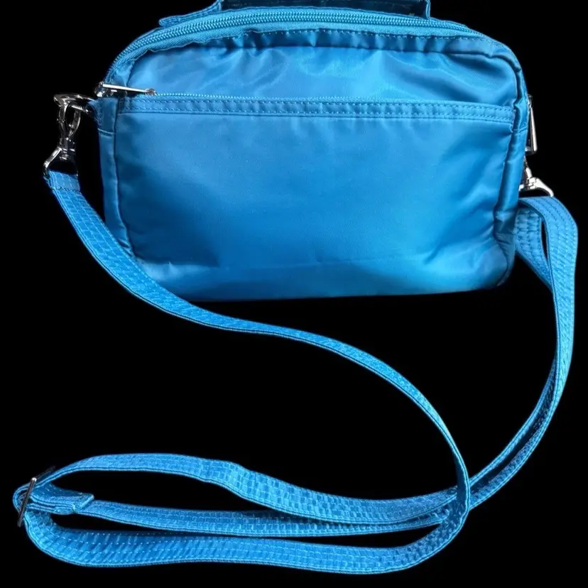 Blue Lug “Scoop” Handbag With Removable/Adjustable Strap & RFID Technology
