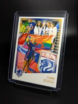 2023 Parkside NWSL Vol 2 Tziarra King #SP239 Short Print OL Reign