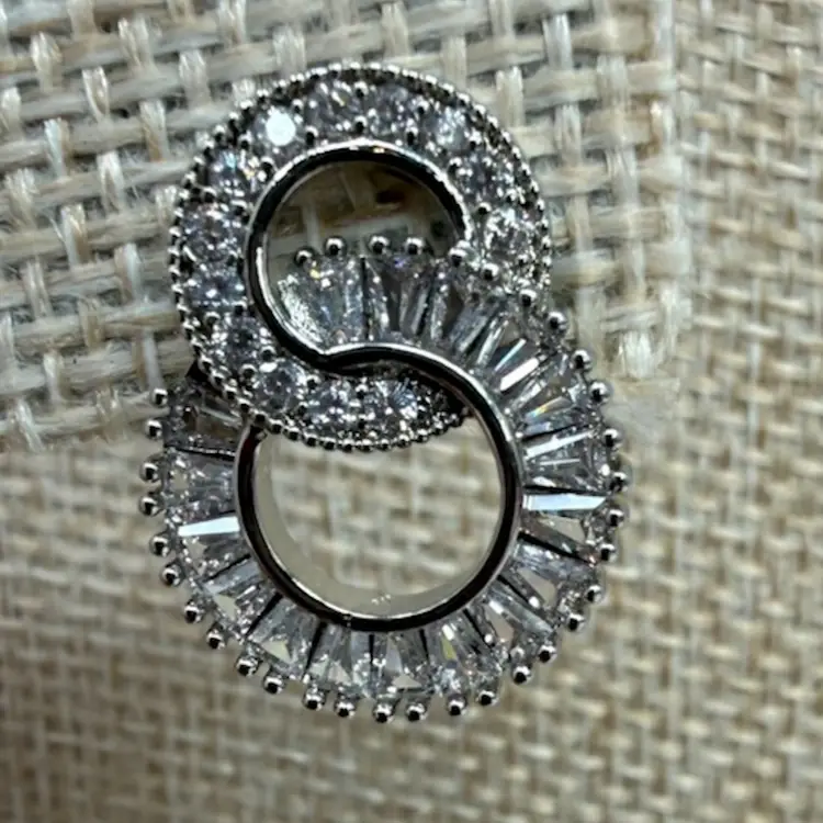 Sterling Silver Cubic Zirconia Earrings