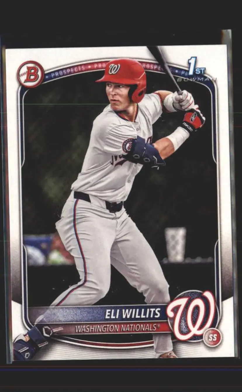 2025 Bowman Draft #BD-1 Eli Willits - (137) - Washington Nationals