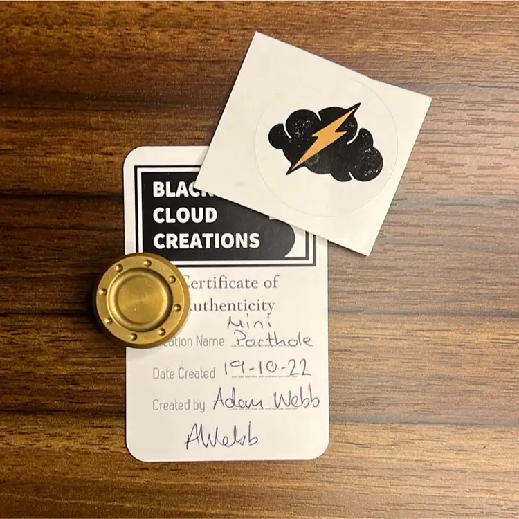 EDC Brass Haptic Fidget Coin