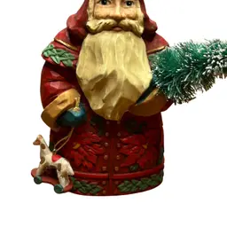 2004 Germany Hallmark Santa Ornament Small Chip @4” Tall