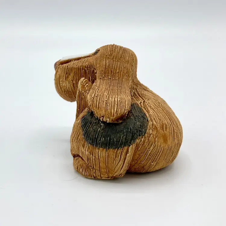 Vintage Artesania Rinconada Bassett Hound Dog #202, Uruguay Figurine