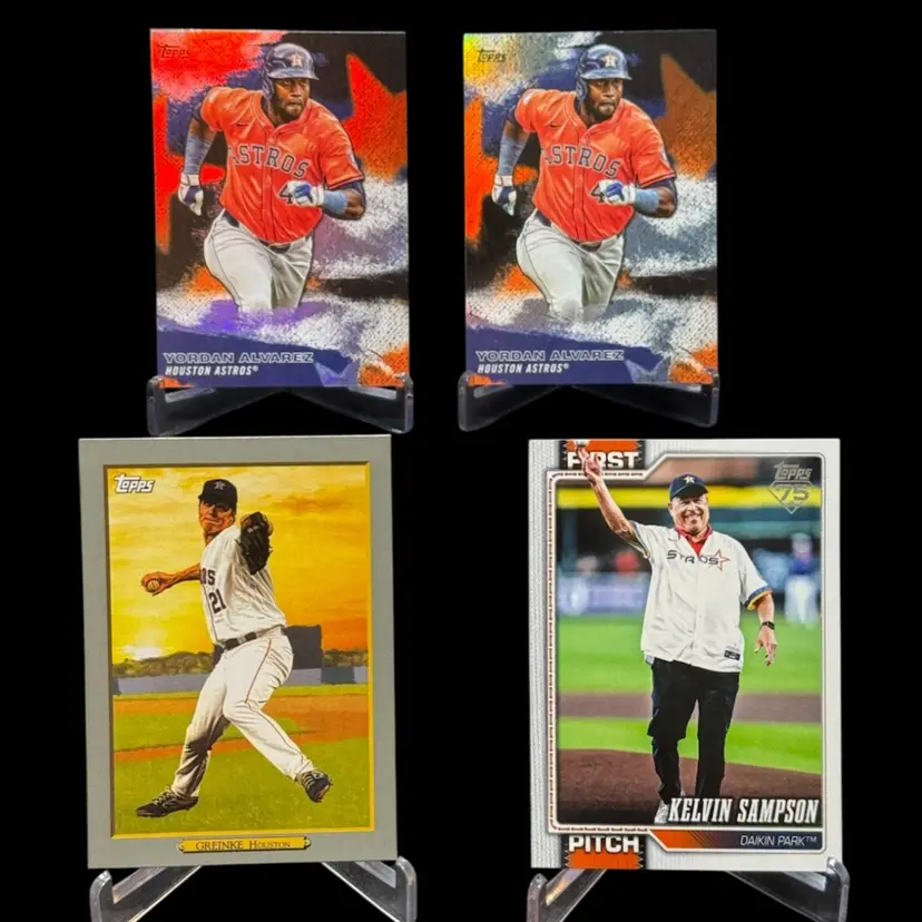 Yordan Alvarez 2026 Topps Series 1 Baseball Stars Of MLB x2 + First Pitch Turkey Houston Astros