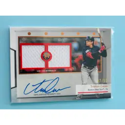 Triston Casas Game Used Patch Auto /50 Museum Collection