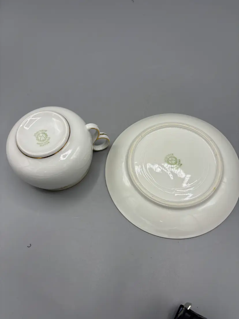 Vintage Noritake bouillon cup & saucer