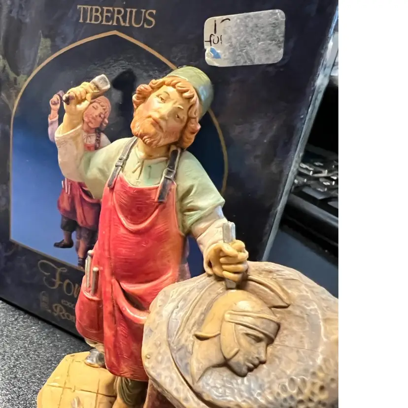 Tiberius- Vintage Fontanini Heirloom Collection Religious/Nativity figure, hand-painted resin. Bagni di Lucca, Italy , Original Box