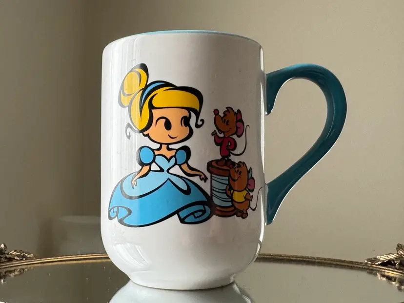 Disney Parks Cinderella With Mice Ceramic Mug