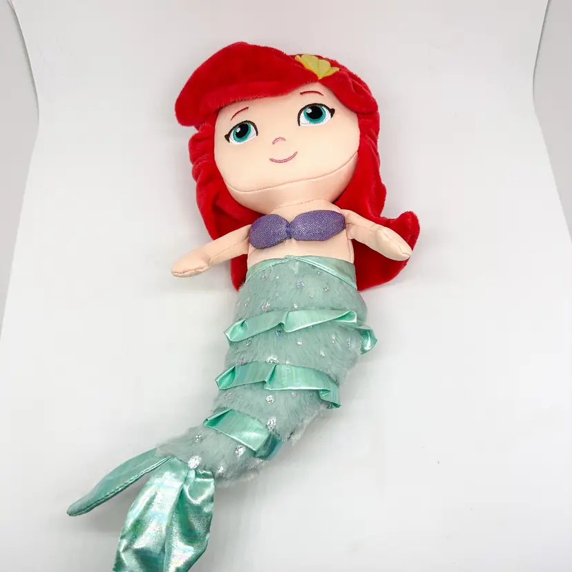 #01 Disney Baby Princess Ariel Little Mermaid Plush Doll Magical Sounds Musical 12"