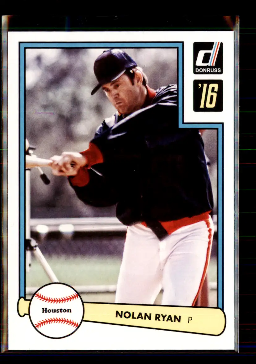Nolan Ryan 2016 Panini Donruss 1982 Design #D82-45 - (135) - Houston Astros