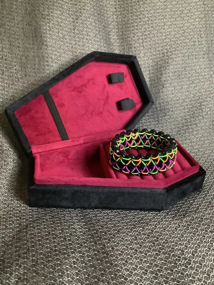 Blacklight Kandi cuff