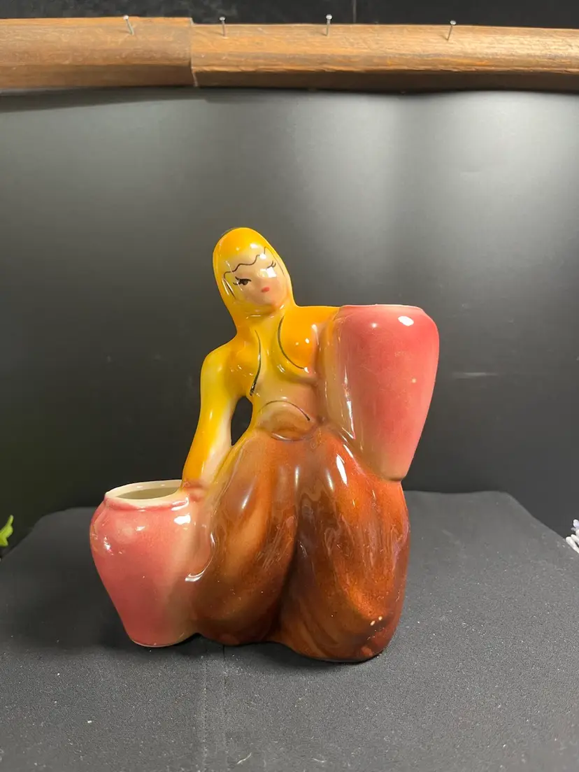 Harem Girl w/ Two Pots-Double Planter-Lot 56