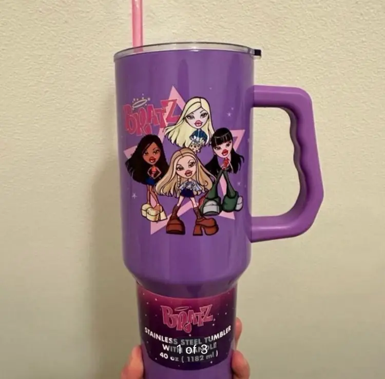 Bratz Purple Stainless Steal Tumbler