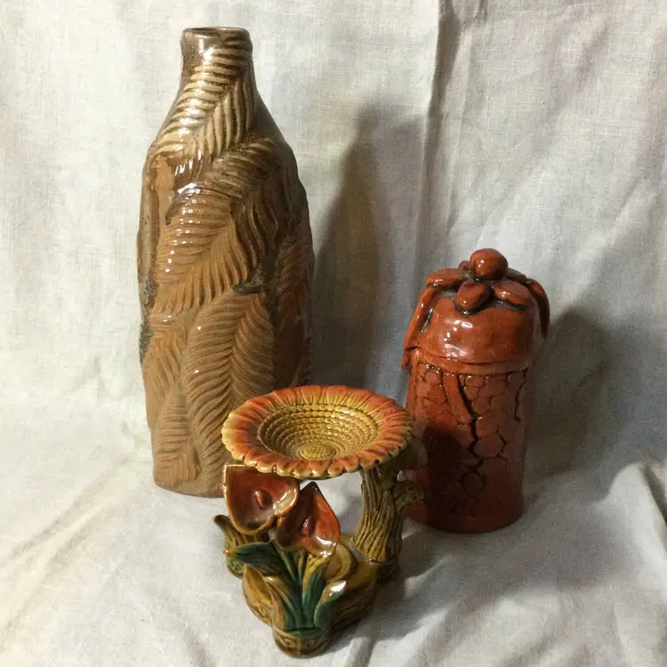 Autumn colors ceramics -- curated collection