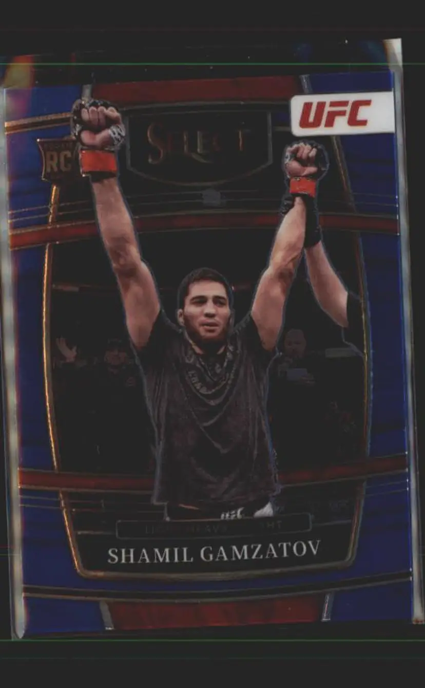2022 Panini Select UFC #14 Shamil Gamzatov Blue - (137) -