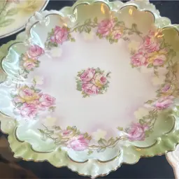 Vintage 10 Inch Hand Painted Plate From Austria
