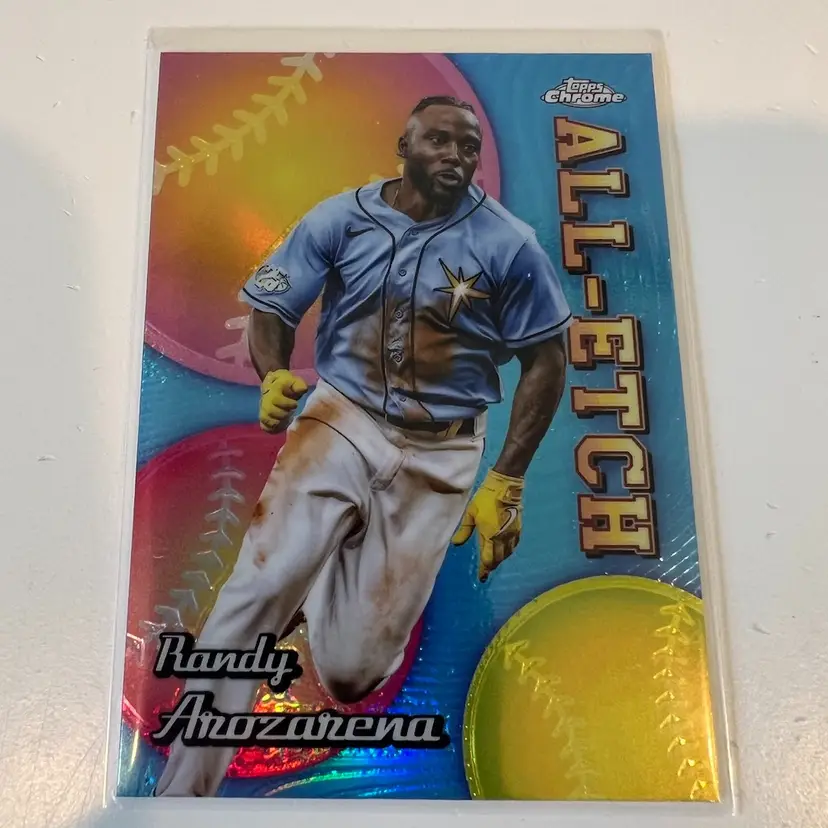 Randy Arozarena Chrome All Etch Tampa Bay Rays