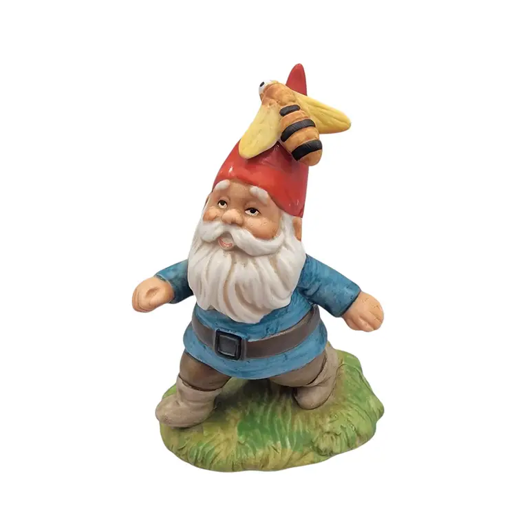 #08 Enesco Gnome With Bee