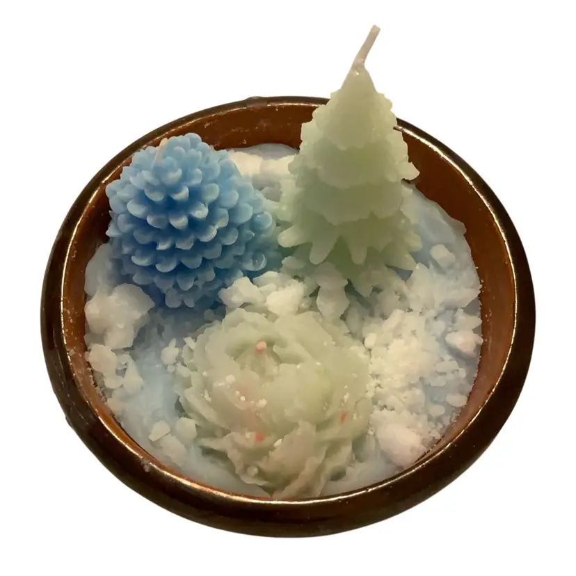 #05 - Handcrafted Scented Candles Made By Me “Cheer” 5” Diameter Of Base Candle About 4” Tall