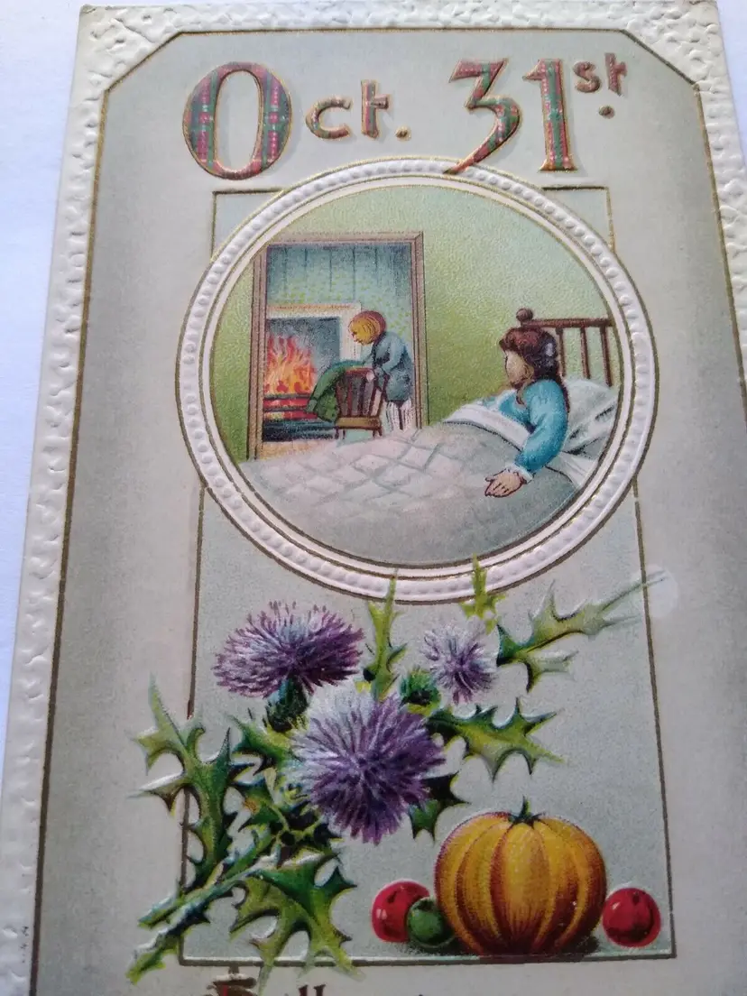 Halloween Postcard Fantasy Gottschalk Dreyfuss & Davis 2402 Goblin Point Marion