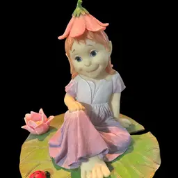 Flower Fairy Sweetheart On Lily Pad