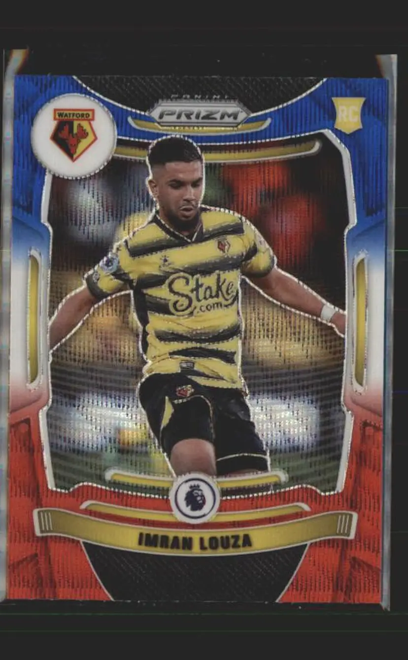 2021-22 Prizm EPL #266 Imran Louza Prizms Red White and Blue - ( 138 ) - Watford