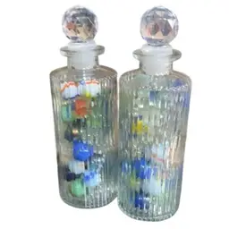 Perfume Bottle Marble Set