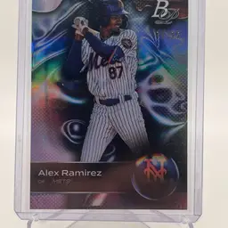 2023 Topps Bowman Platinum Alex Ramirez /75 NY Mets