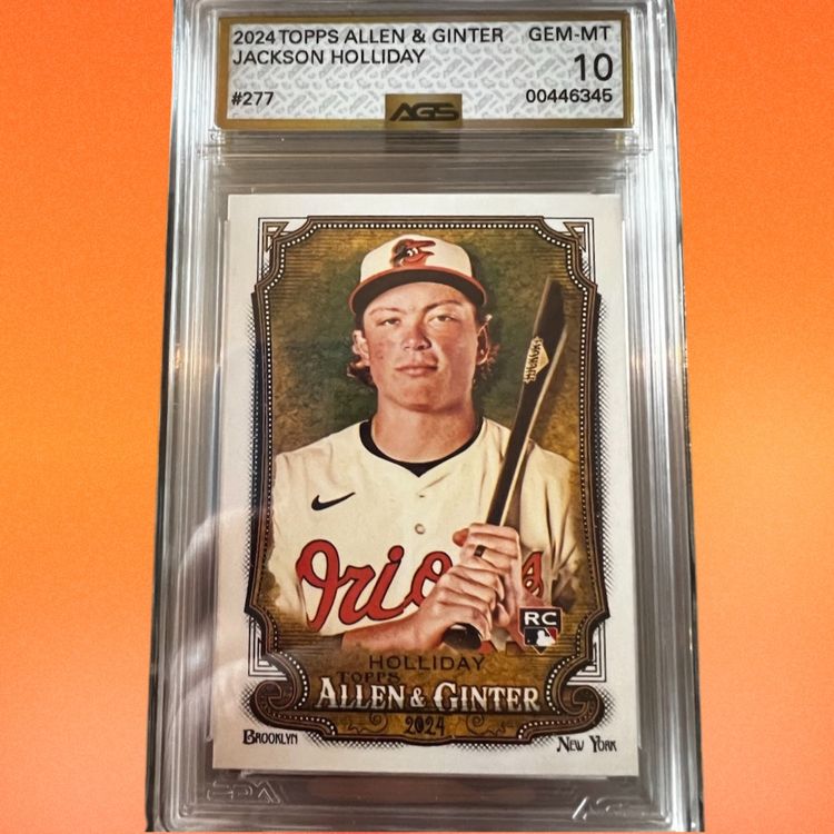 Jackson Holliday RC 2024 Topps Allen & Ginter AGS 10